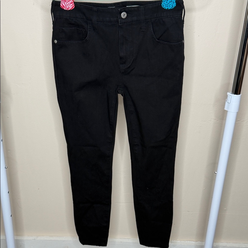 Pilcro and the Letterpress Black Skinny Jeans